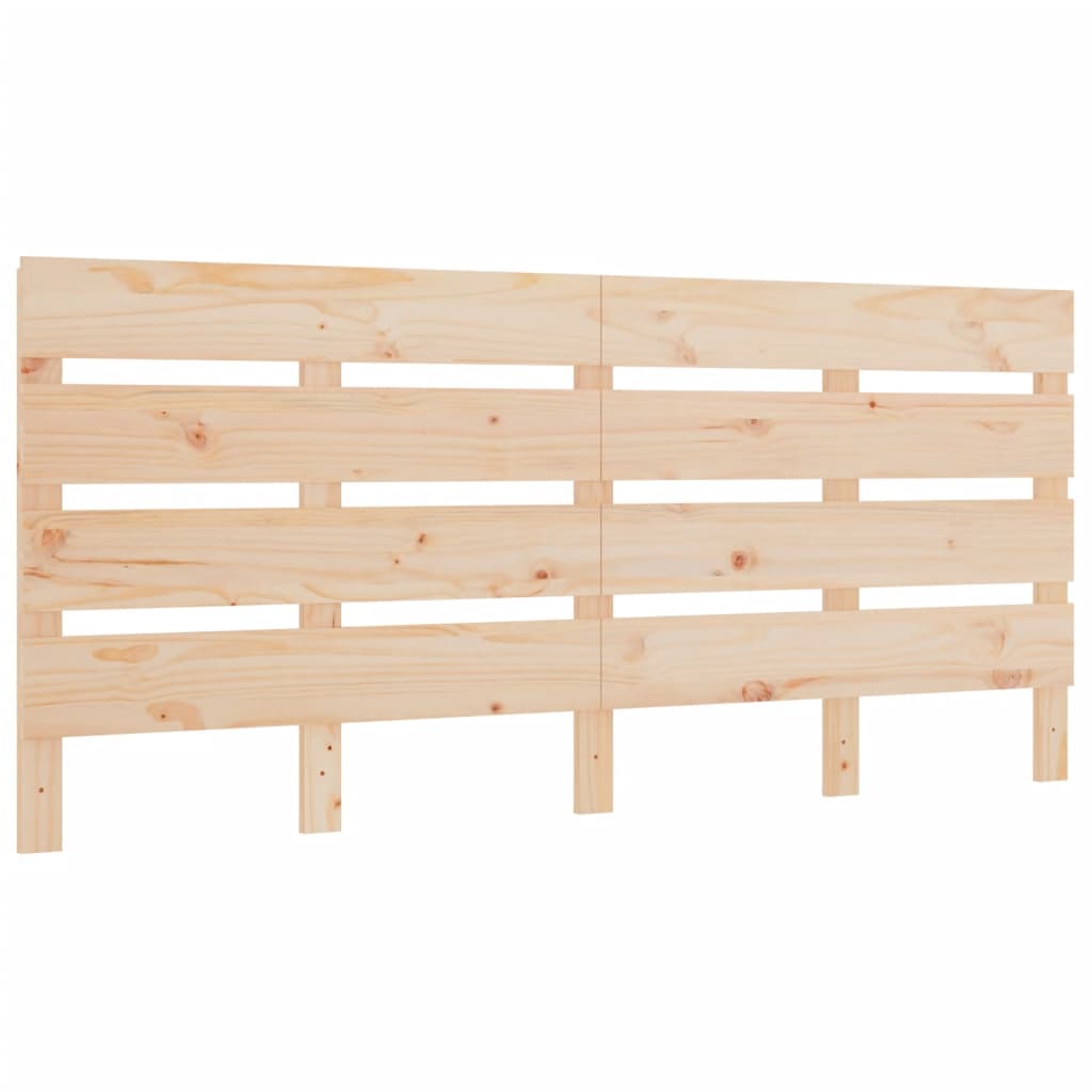 Solid Pine Wood Headboard - 180x3x80 cm Elegant Design