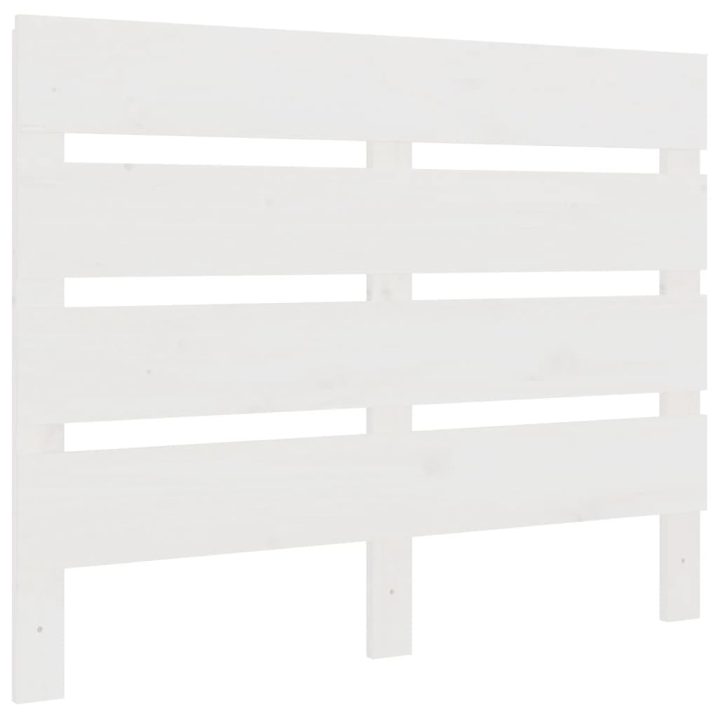 Solid Pine Wood Headboard, White 75x3x80 cm - Elegant & Durable