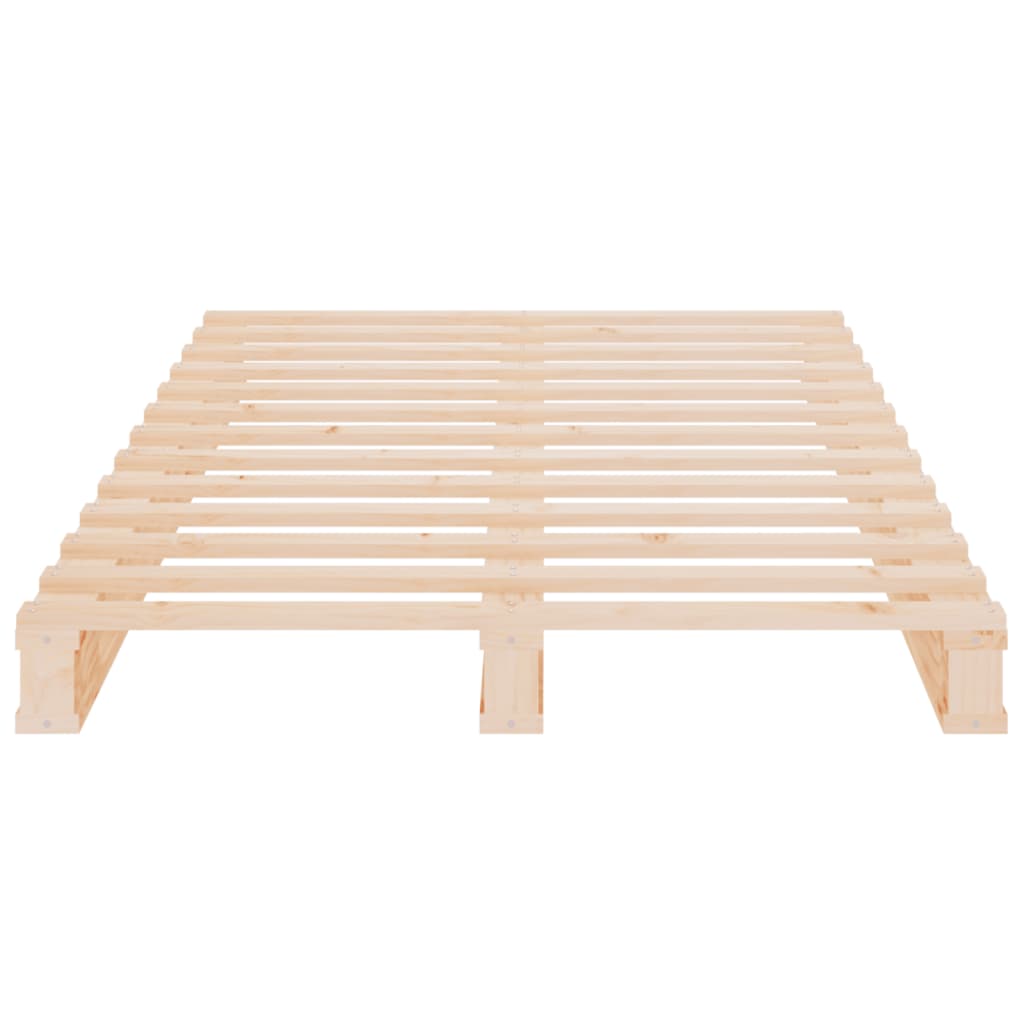 Solid Wood Pallet Bed Frame 90x200 cm - No Mattress Included