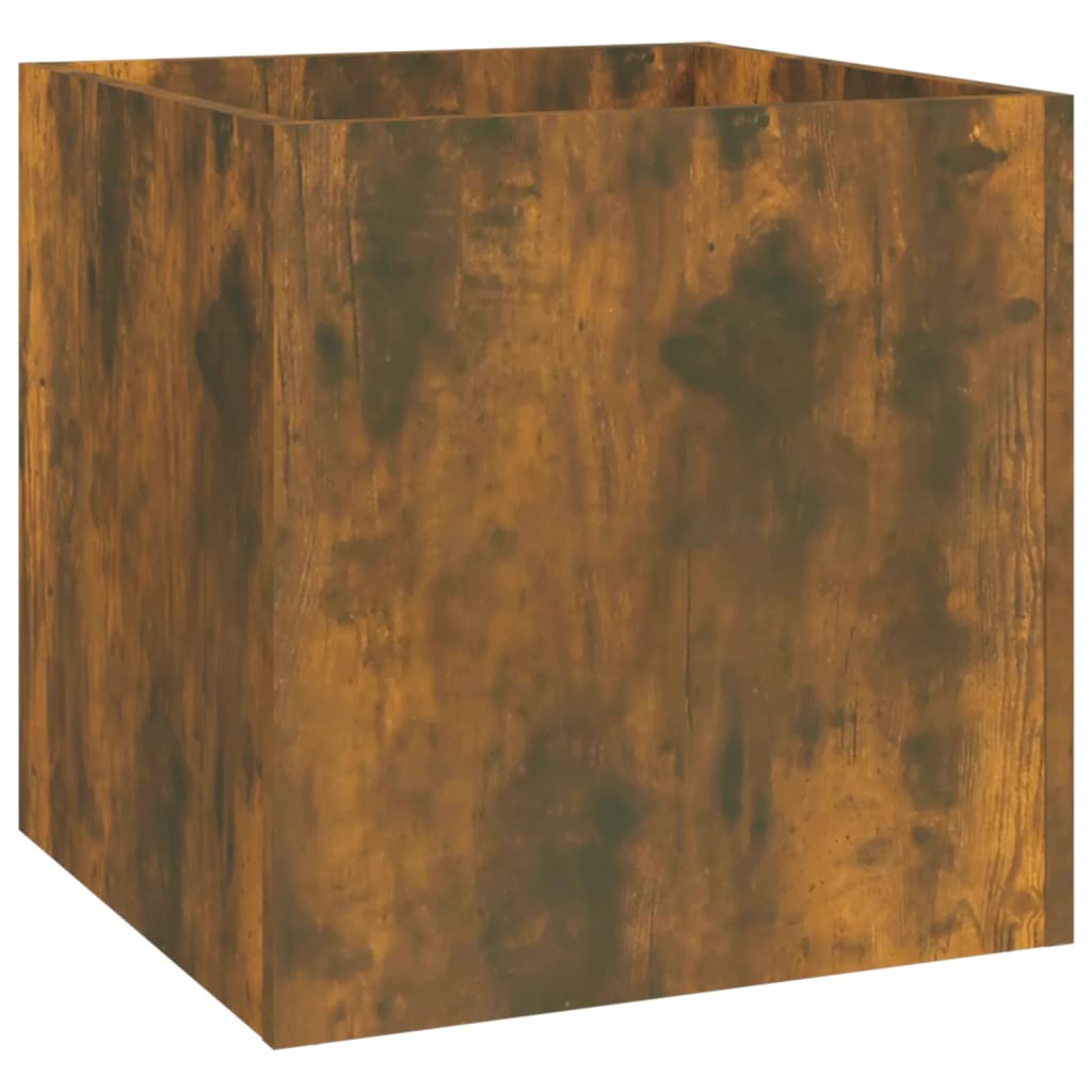 Smoked Oak Hallway Furniture Set - Engineered Wood Elegance
