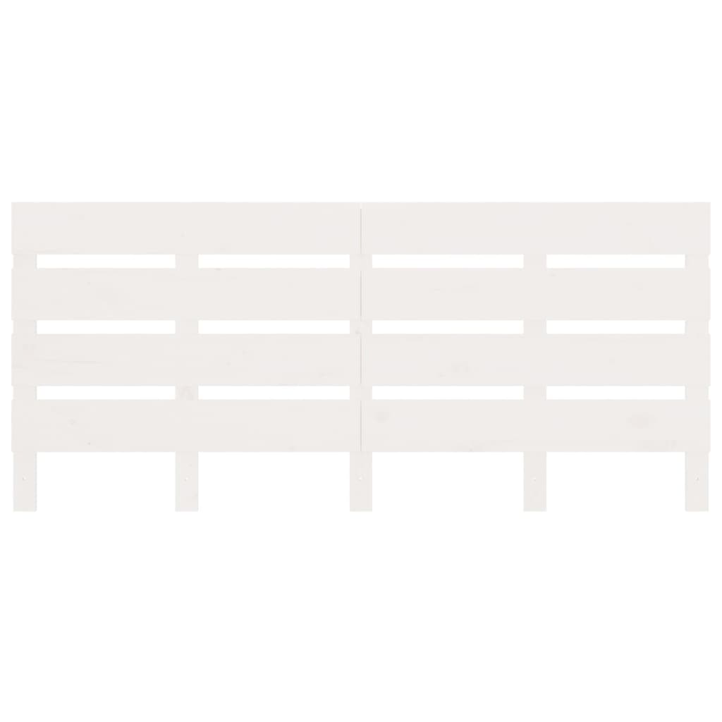 Bed Frame without Mattress White 180x200 cm Super King Solid Wood Pine
