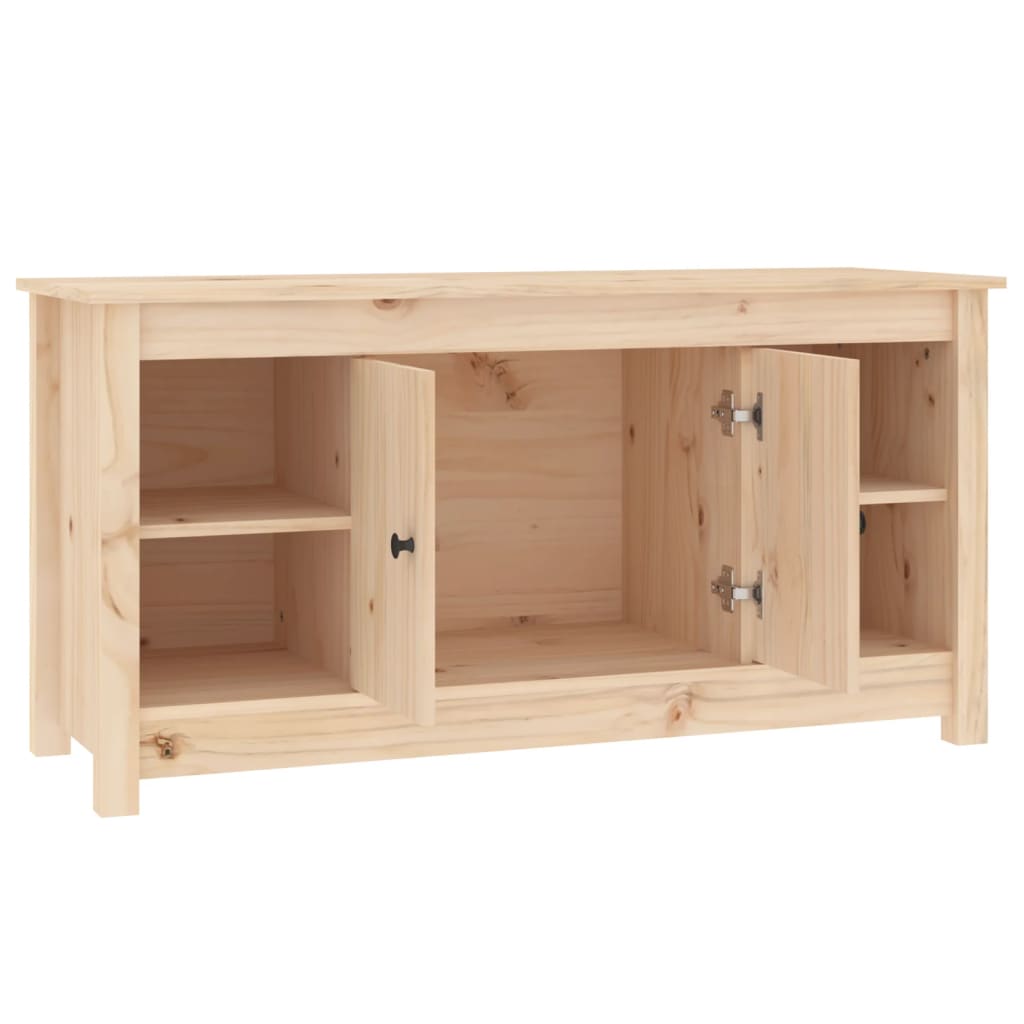TV Cabinet 103x36,5x52 cm Solid Wood Pine