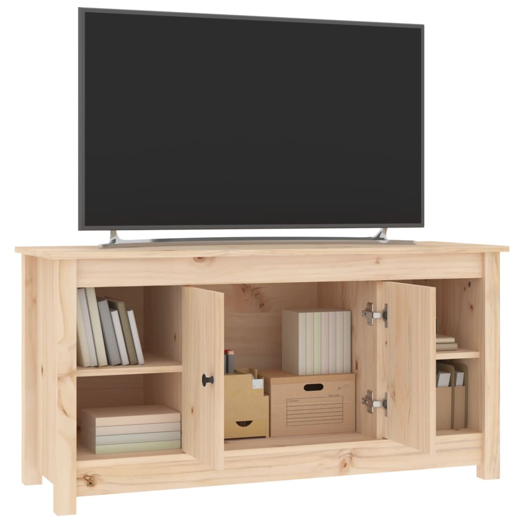 TV Cabinet 103x36,5x52 cm Solid Wood Pine