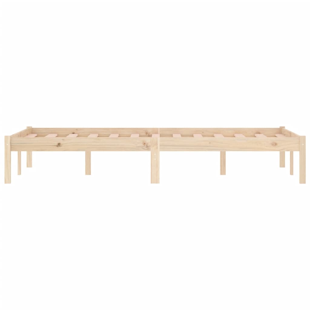 Solid Pine Wood Bed Frame 137x190 cm - Full Size, No Mattress Included