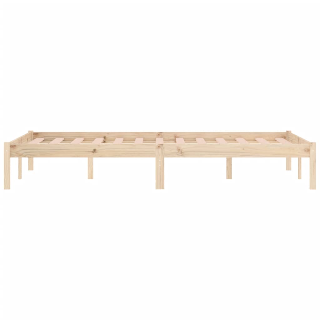 Solid Pine Queen Bed Frame 152x203 cm - No Mattress Included