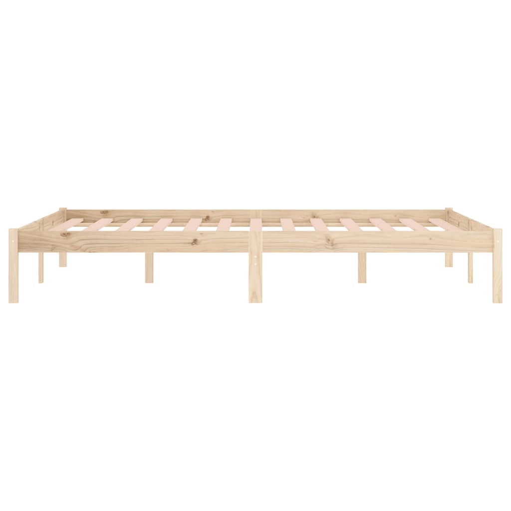 Solid Pine King Bed Frame 193x203 cm - No Mattress Included