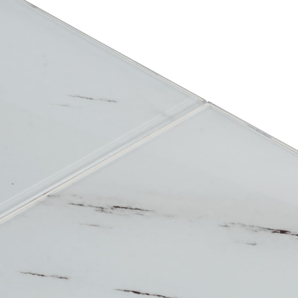 Coffee Table Silver Stainless Steel and Tempered Glass