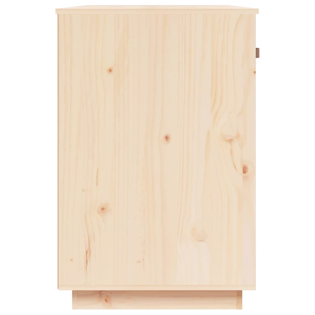 Solid Pine Wood Desk 95x50x75 cm - Elegant & Durable Workspace