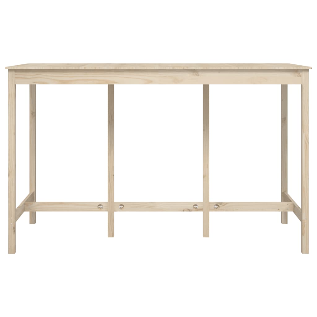 Solid Pine Bar Table 180x80x110 cm - Rustic Elegance