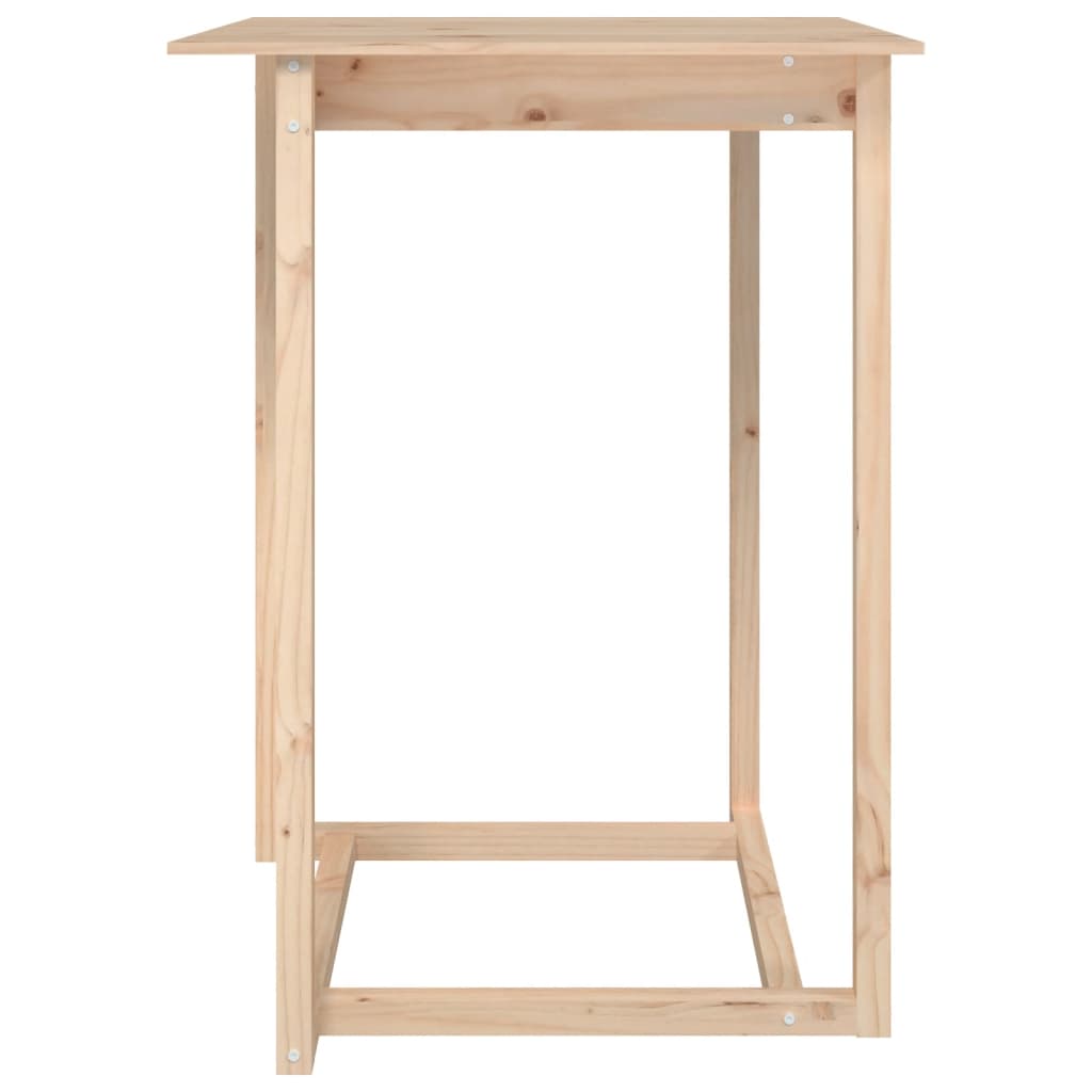 Solid Pine Bar Table, 80x80x110 cm - Stylish & Durable Design