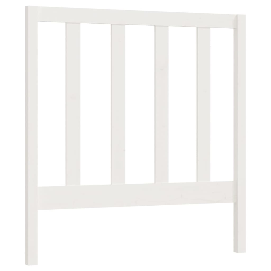 Solid Pine White Headboard - 95x4x100 cm | Stylish & Durable