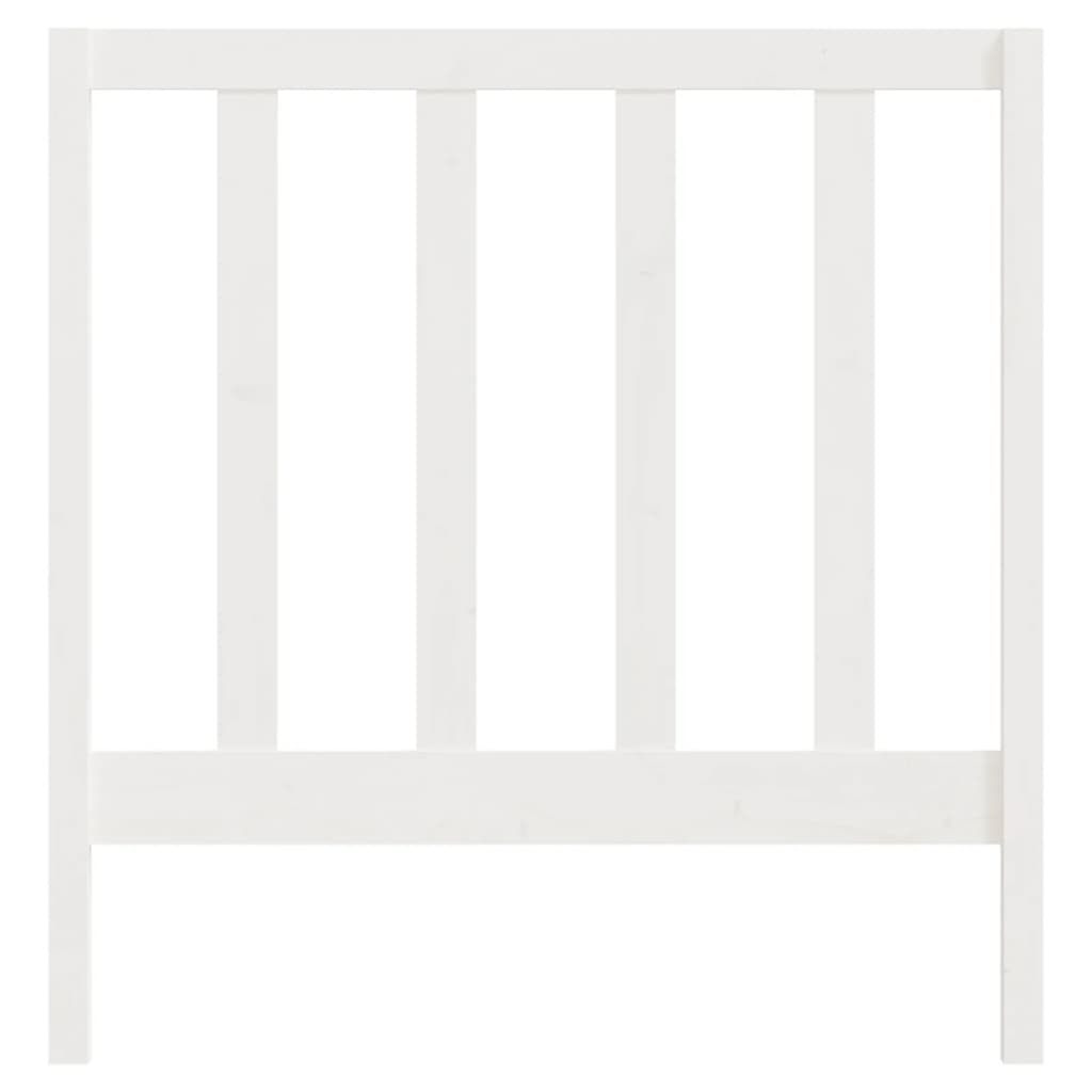 Solid Pine White Headboard - 95x4x100 cm | Stylish & Durable
