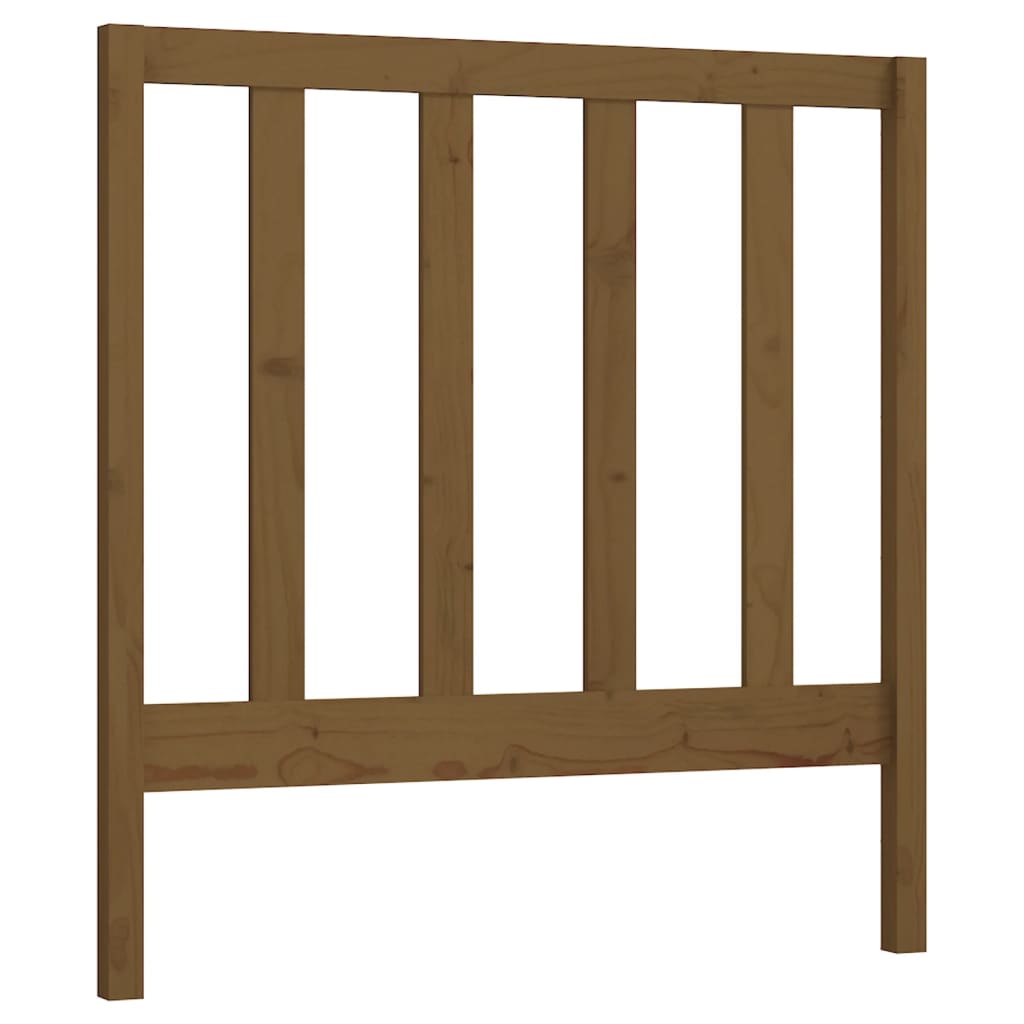 Solid Pine Headboard, Honey Brown, 95x4x100 cm - Rustic Charm