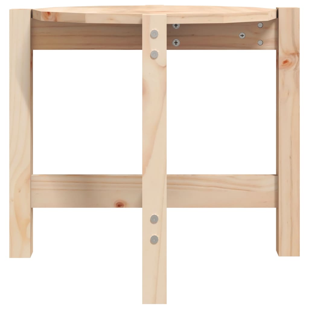 Coffee Table Ø 52.5x45 cm Solid Wood Pine