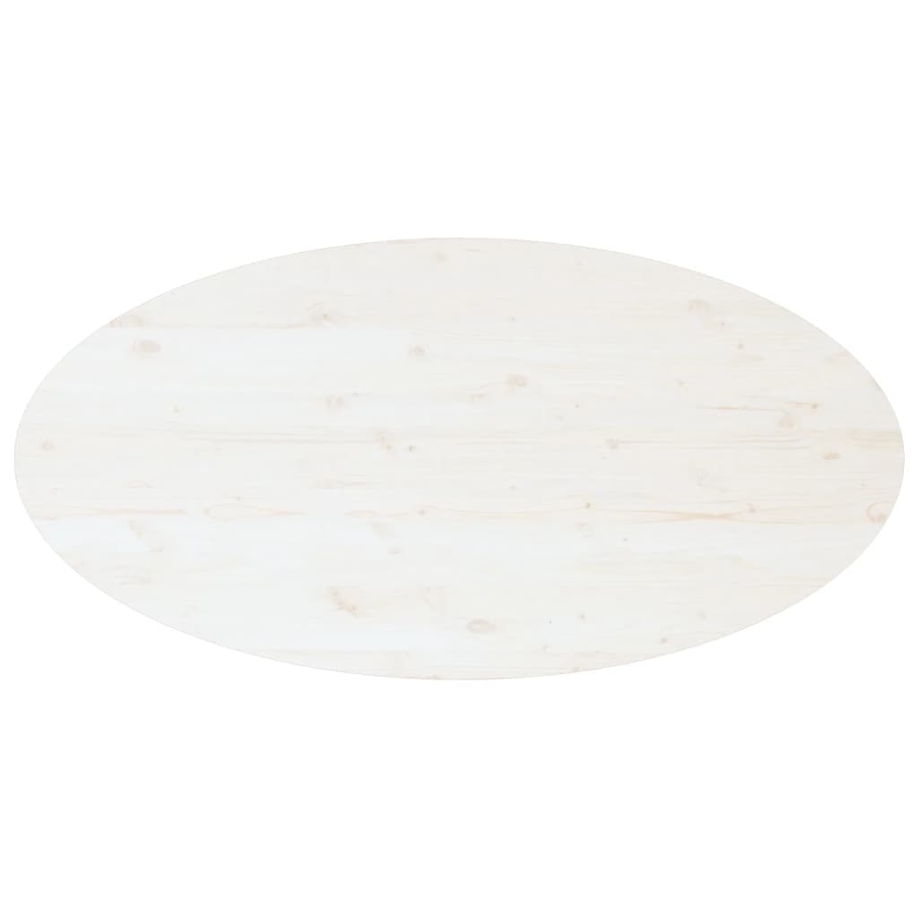 Coffee Table White 110x55x45 cm Solid Wood Pine