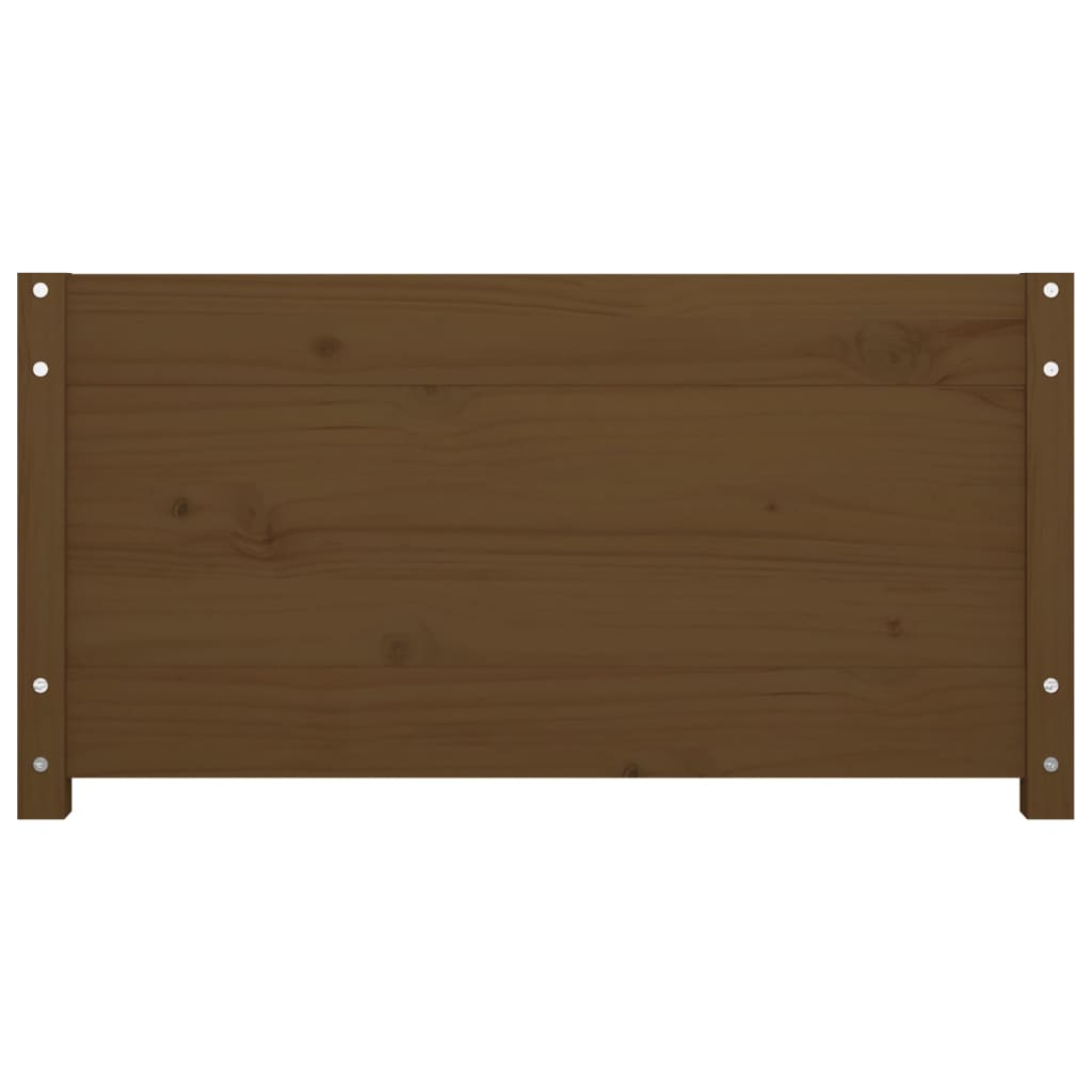 Solid Wood Pine Day Bed, Honey Brown, 80x200 cm - No Mattress