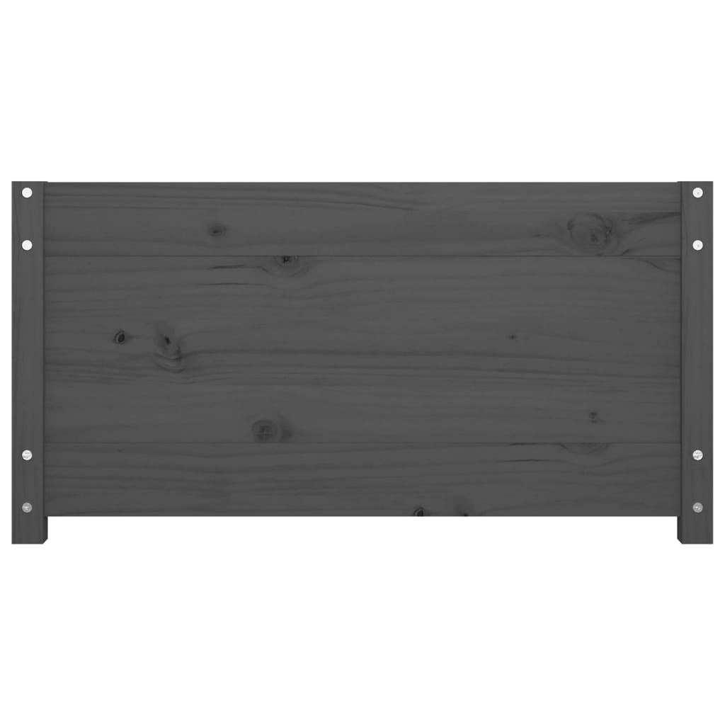 Solid Pine Grey Day Bed 90x200 cm - No Mattress Included