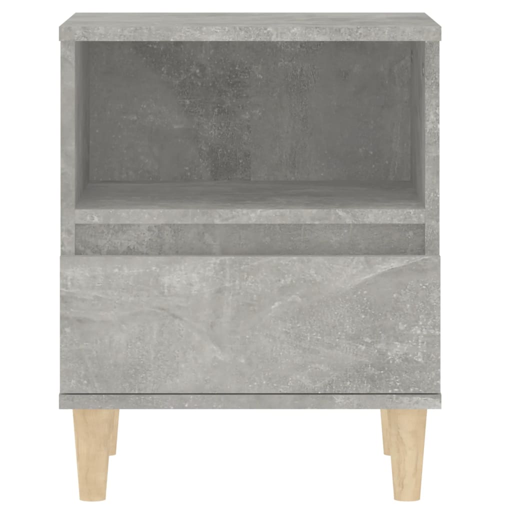 Concrete Grey Bedside Cabinets 2pcs - Sleek Design 40x35x50 cm