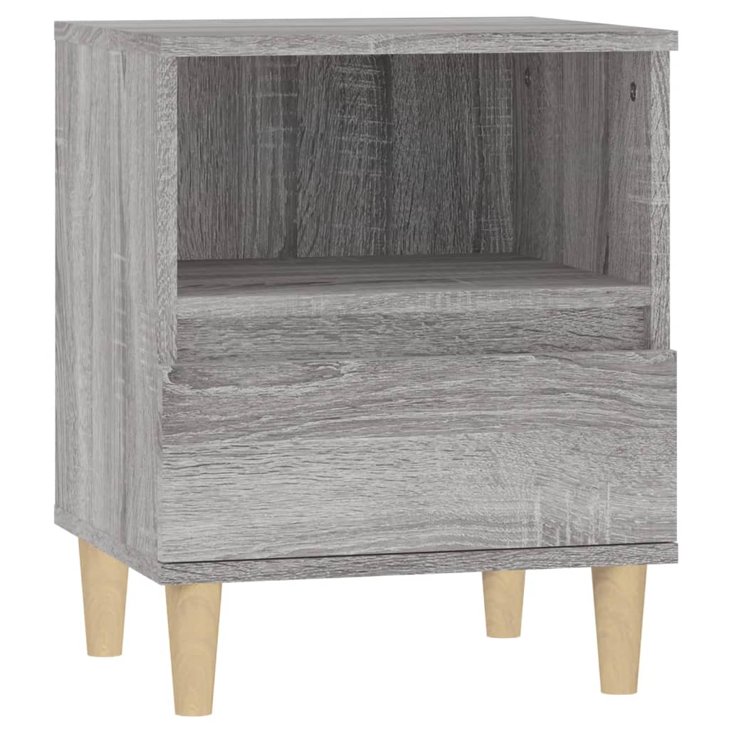 Grey Sonoma Bedside Cabinets 2 pcs, 40x35x50 cm - Stylish & Compact