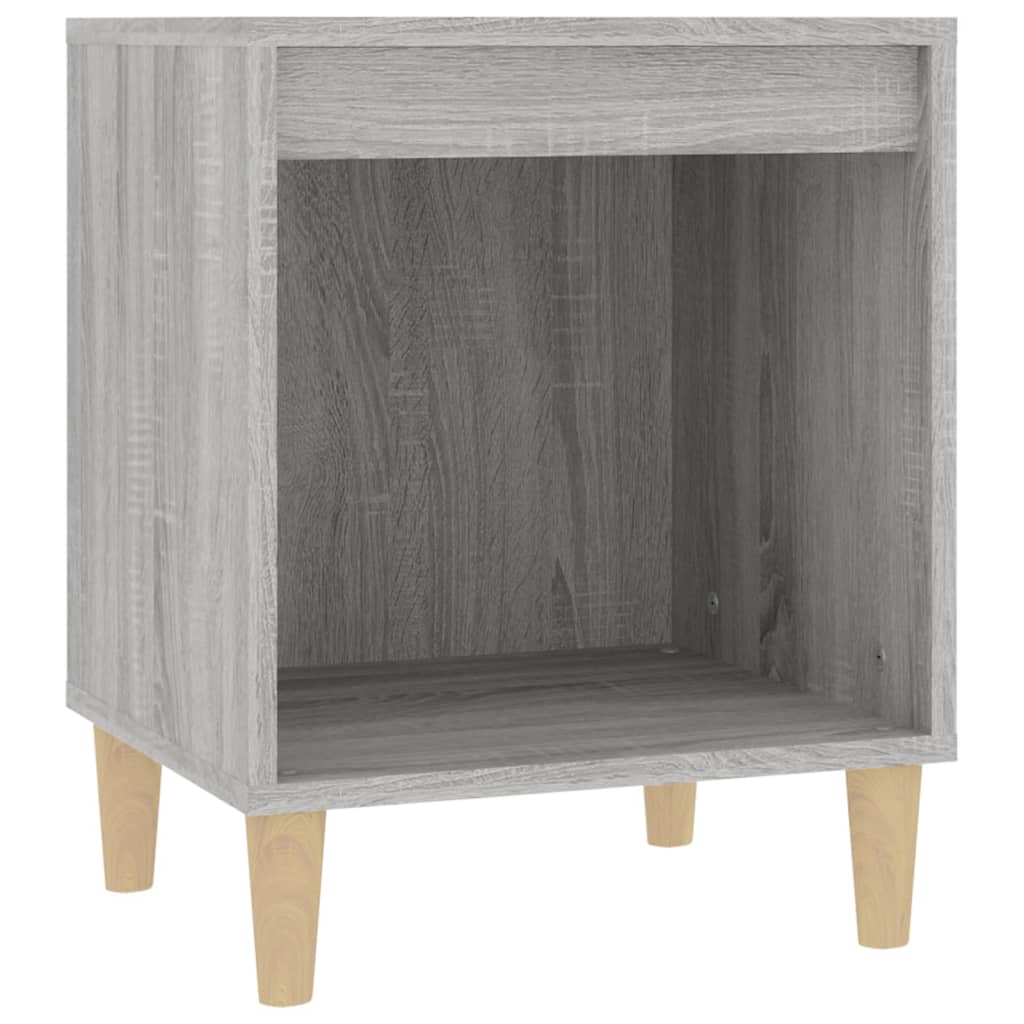 Grey Sonoma Bedside Cabinet 40x35x50 cm - Stylish & Compact Design