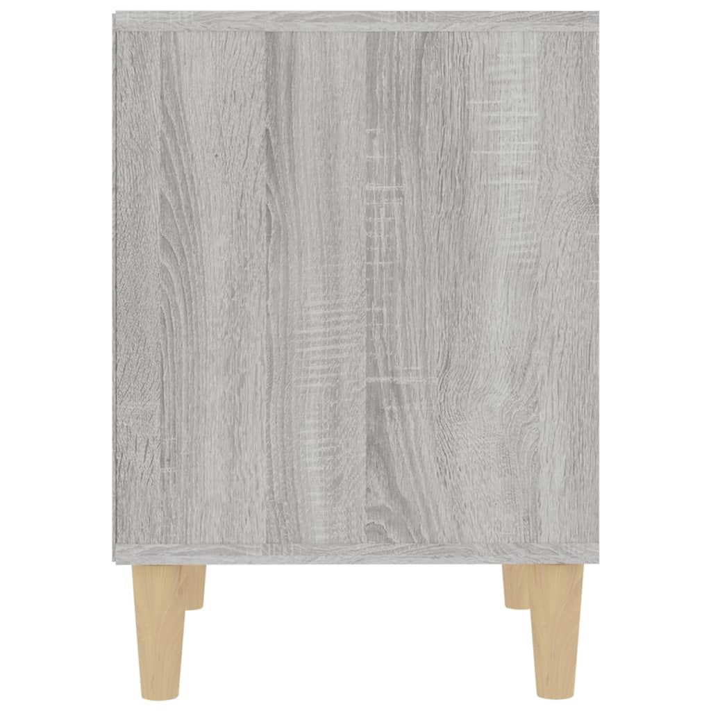 Grey Sonoma Bedside Cabinet 40x35x50 cm - Stylish & Compact Design