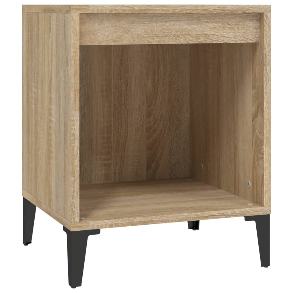 Sonoma Oak Bedside Cabinet 40x35x50 cm - Stylish & Compact Storage