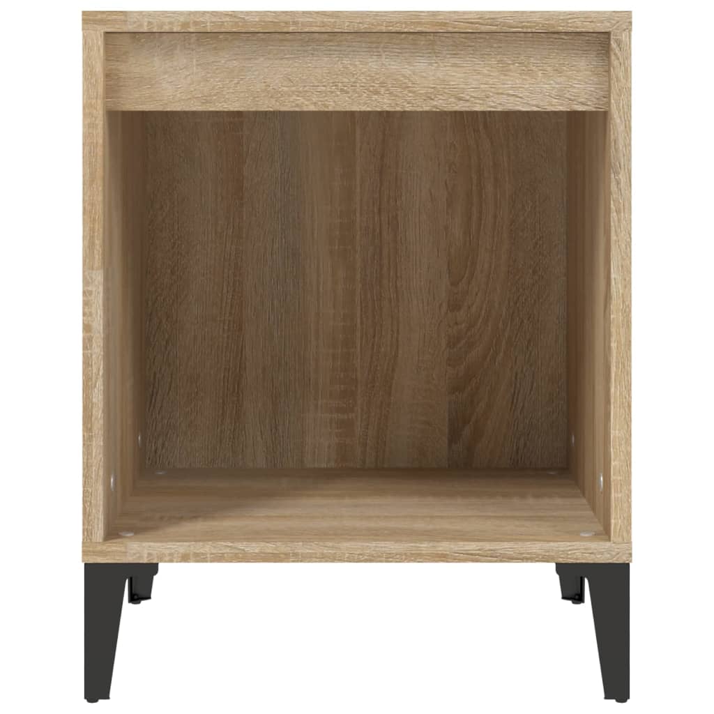 Sonoma Oak Bedside Cabinet 40x35x50 cm - Stylish & Compact Storage
