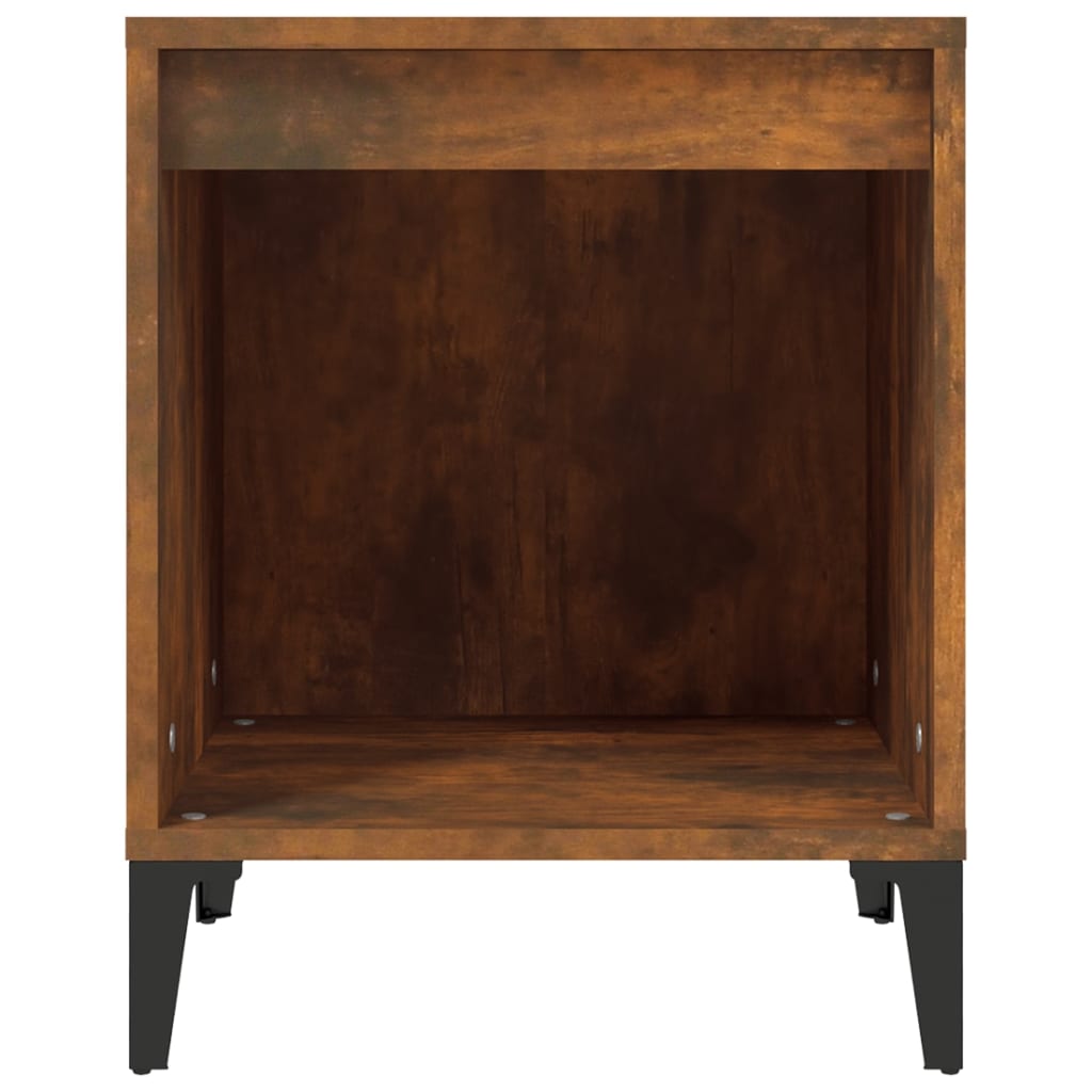 Smoked Oak Bedside Cabinet 40x35x50 cm – Stylish & Compact