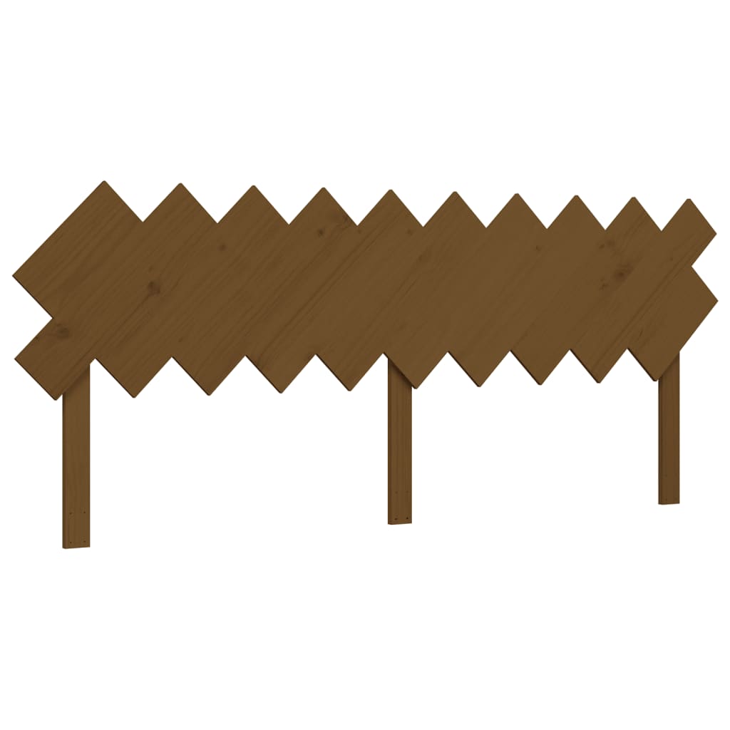 Senior Bed without Mattress Honey Brown 200x200 cm Solid Wood