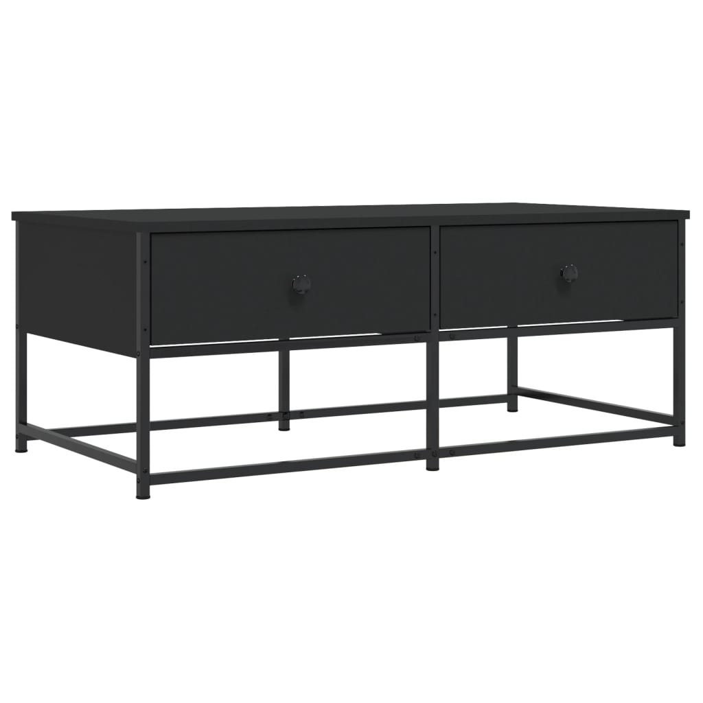 Coffee Table Black 100x51x40 cm Engineered Wood