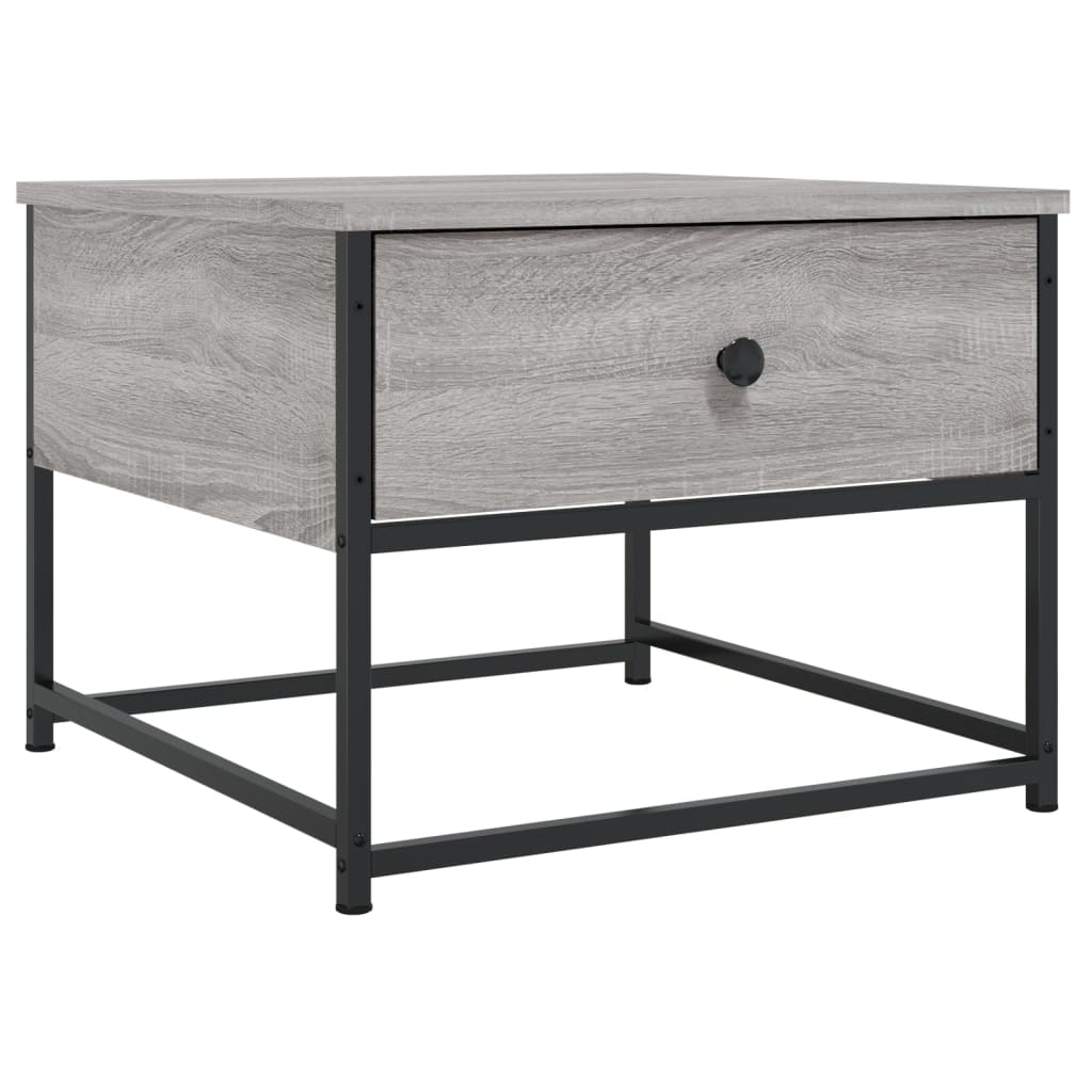 Coffee Table Grey Sonoma 51x51x40 cm Engineered Wood