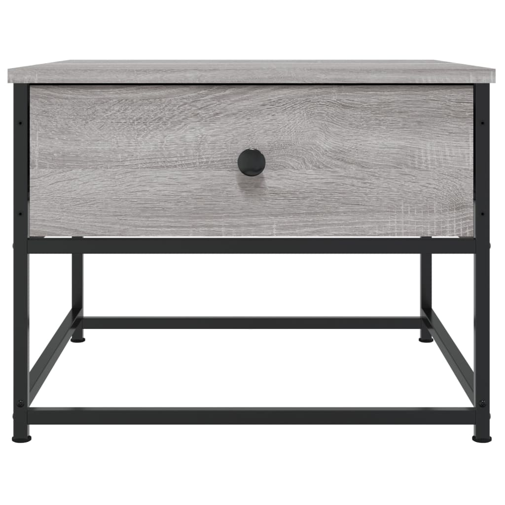 Coffee Table Grey Sonoma 51x51x40 cm Engineered Wood