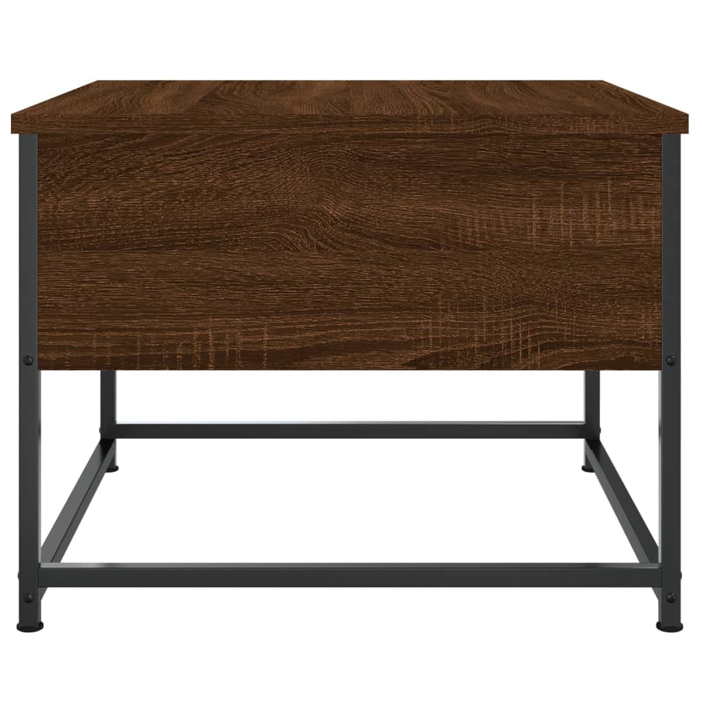 Coffee Table Brown Oak 51x51x40 cm Engineered Wood