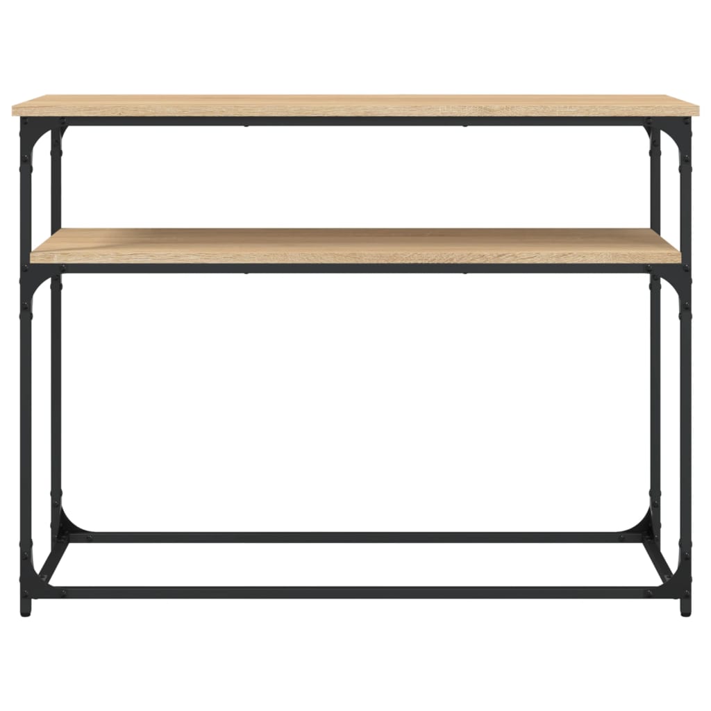 Sonoma Oak Console Table - Engineered Wood, 100x35.5x75cm