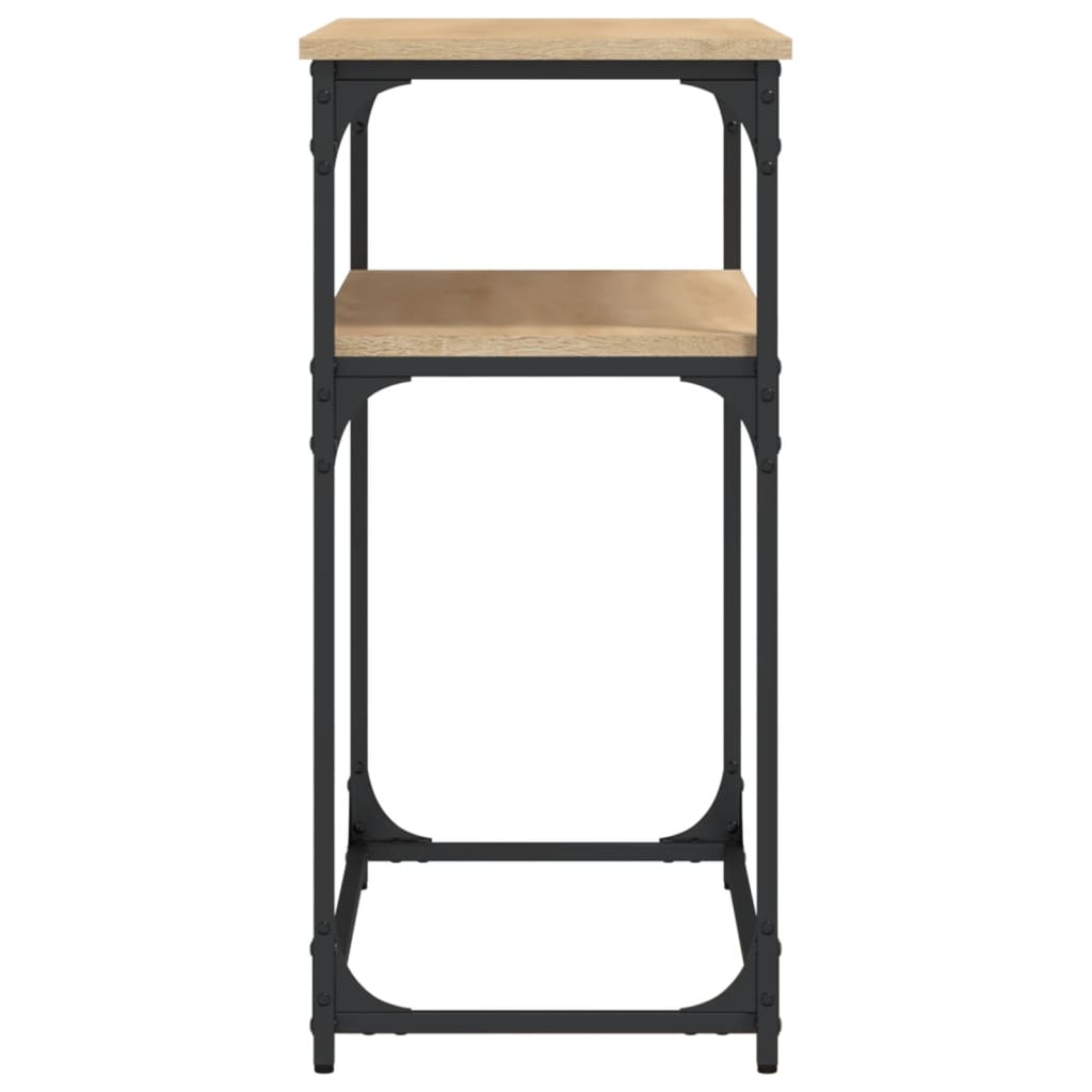 Sonoma Oak Console Table - Engineered Wood, 100x35.5x75cm