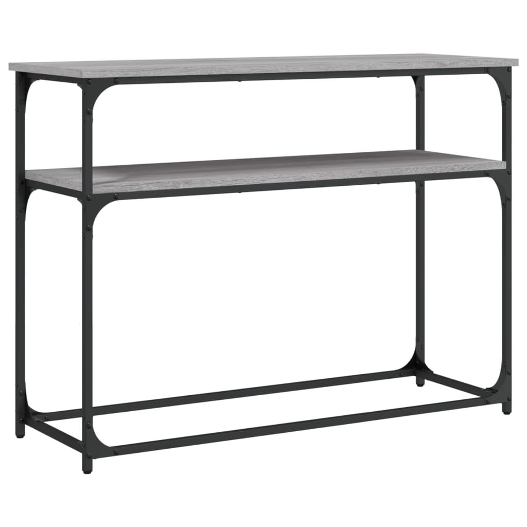 Sonoma Grey Console Table - 100x35.5x75cm Engineered Wood