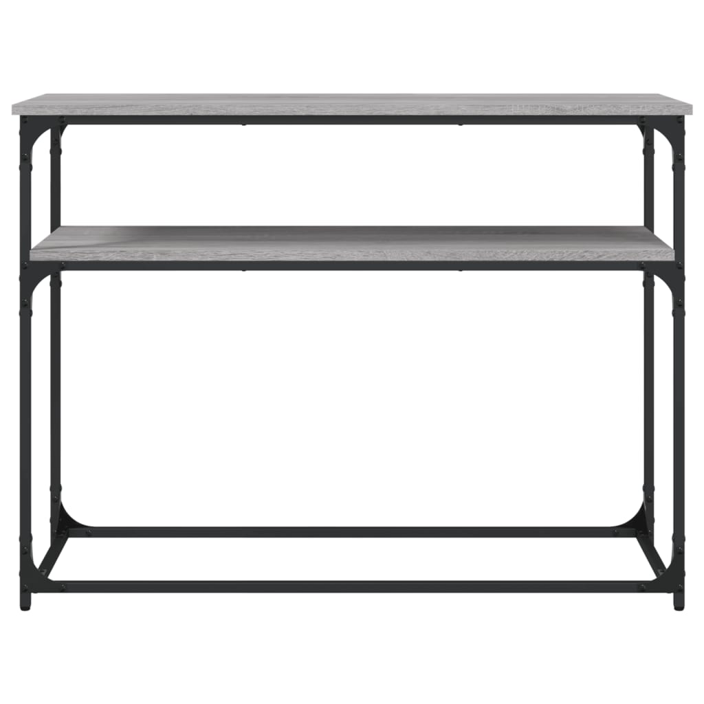 Sonoma Grey Console Table - 100x35.5x75cm Engineered Wood