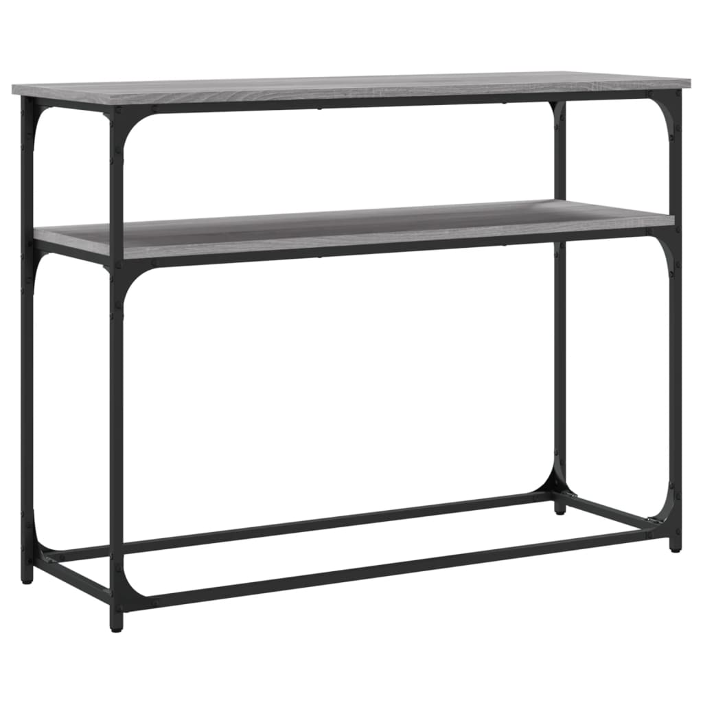 Sonoma Grey Console Table - 100x35.5x75cm Engineered Wood