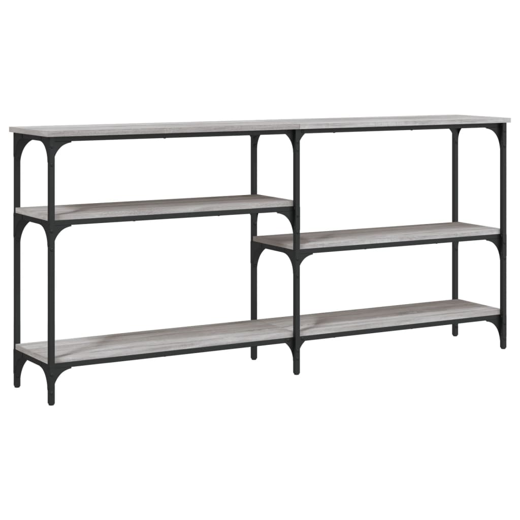 Grey Sonoma Console Table - Engineered Wood, 160x29x75cm