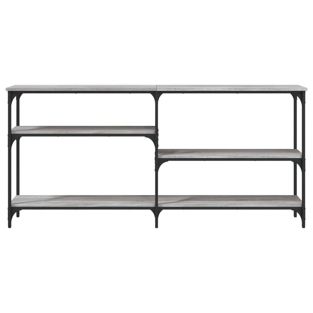 Grey Sonoma Console Table - Engineered Wood, 160x29x75cm
