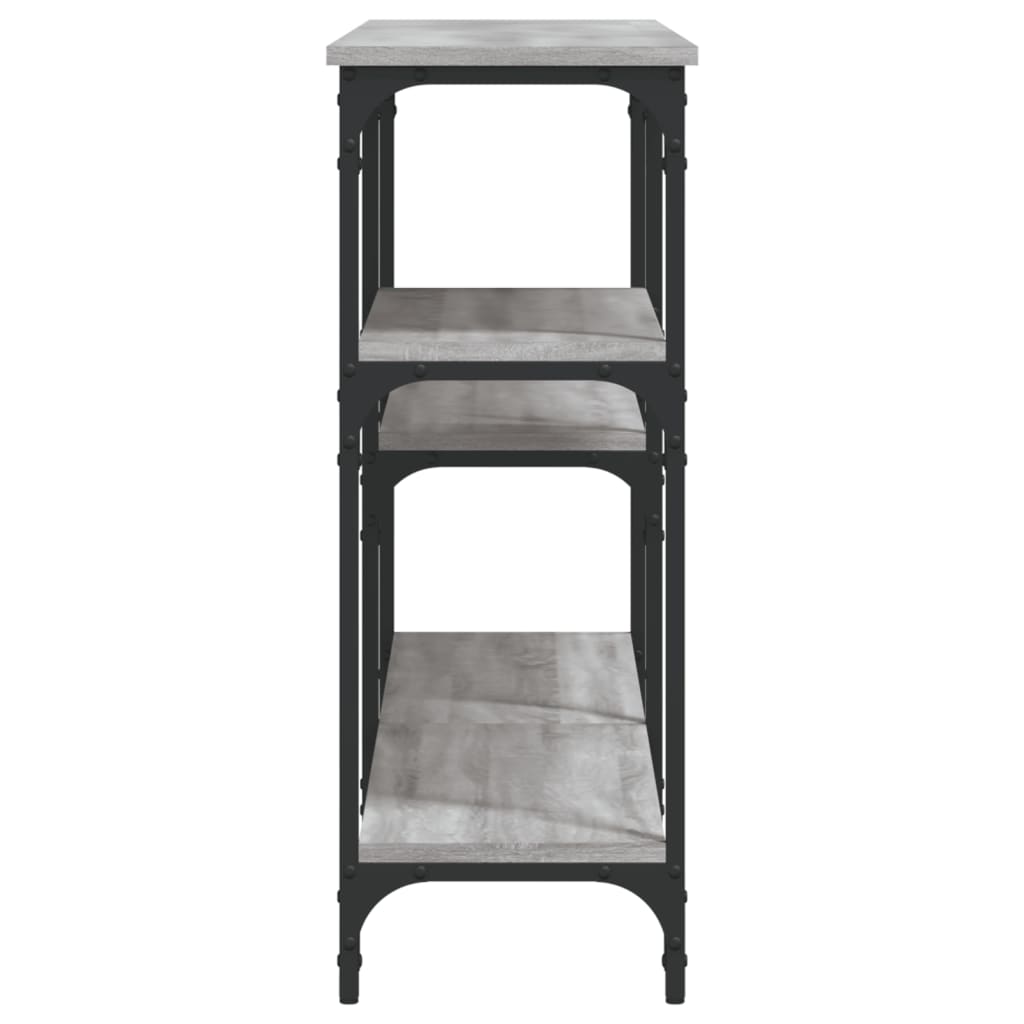 Grey Sonoma Console Table - Engineered Wood, 160x29x75cm