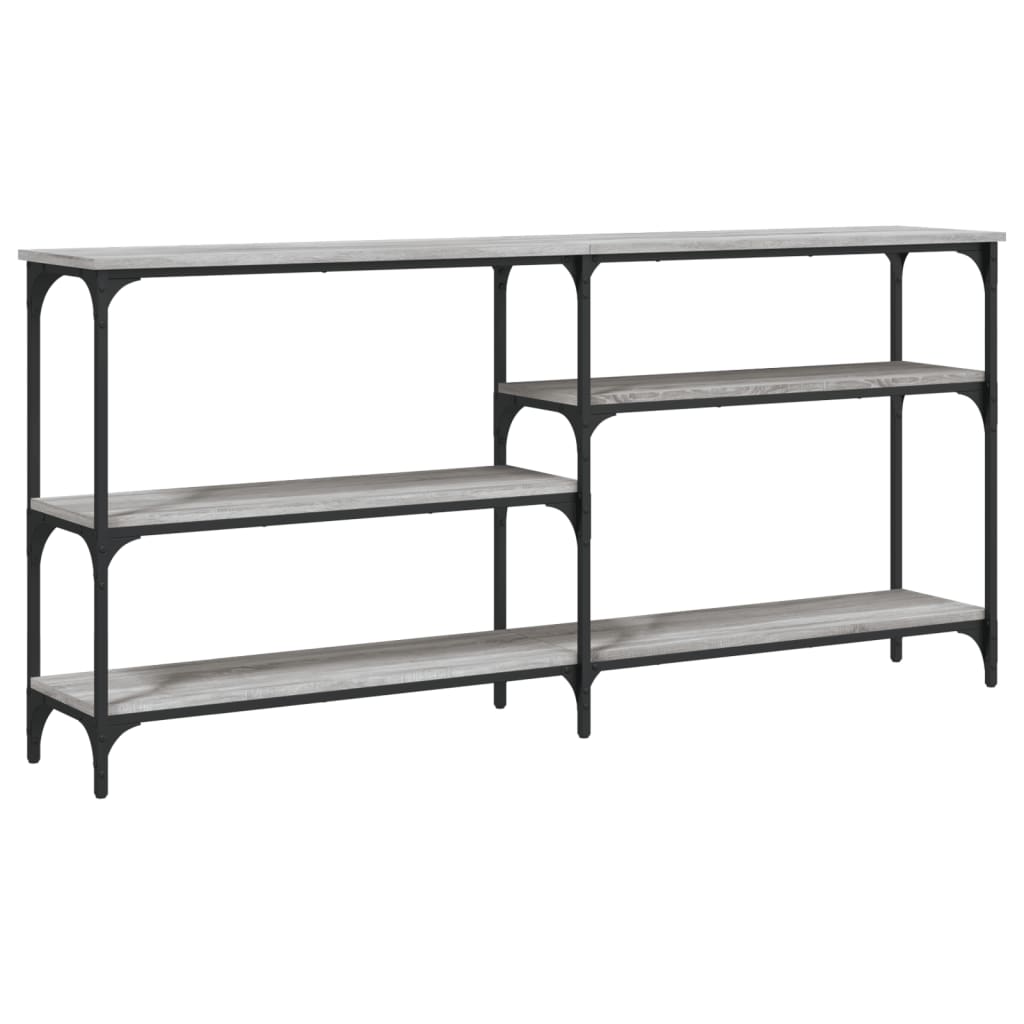 Grey Sonoma Console Table - Engineered Wood, 160x29x75cm