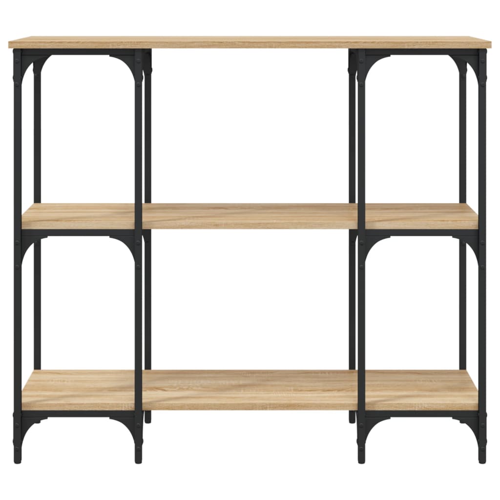 Sonoma Oak Console Table - Engineered Wood, 102x35x90 cm