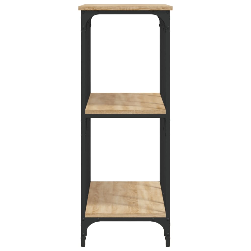 Sonoma Oak Console Table - Engineered Wood, 102x35x90 cm