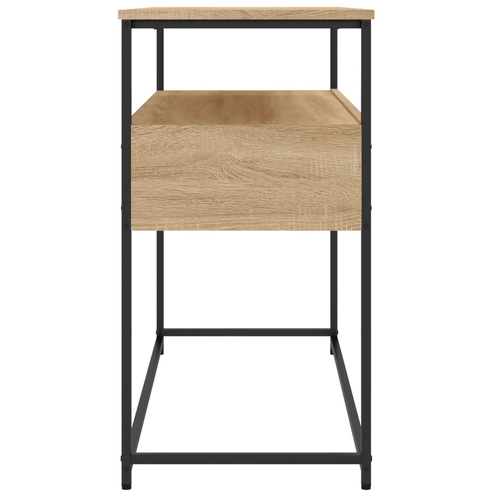 Sonoma Oak Console Table - Engineered Wood 100x40x75 cm