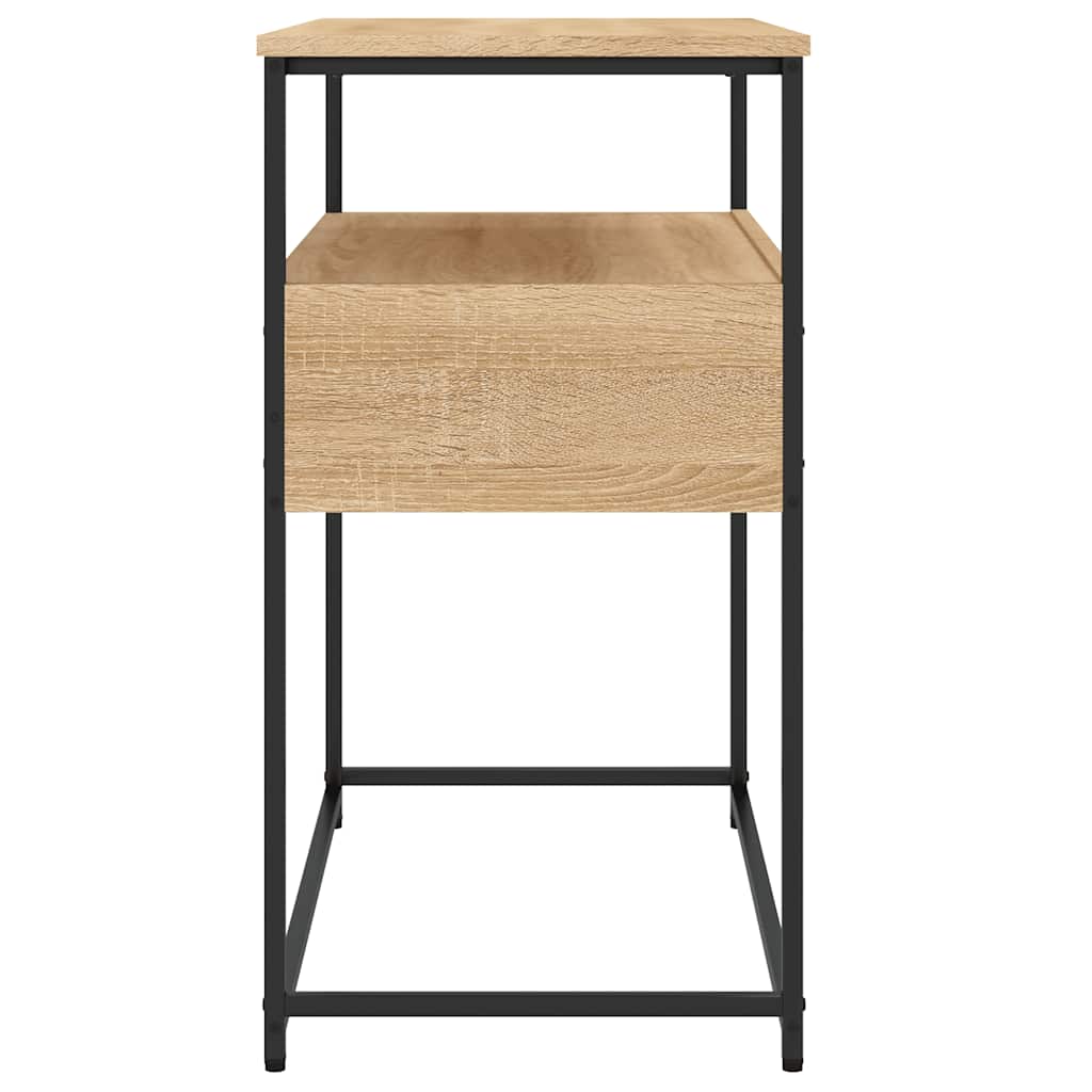 Sonoma Oak Console Table - 75x40x75 cm - Engineered Wood
