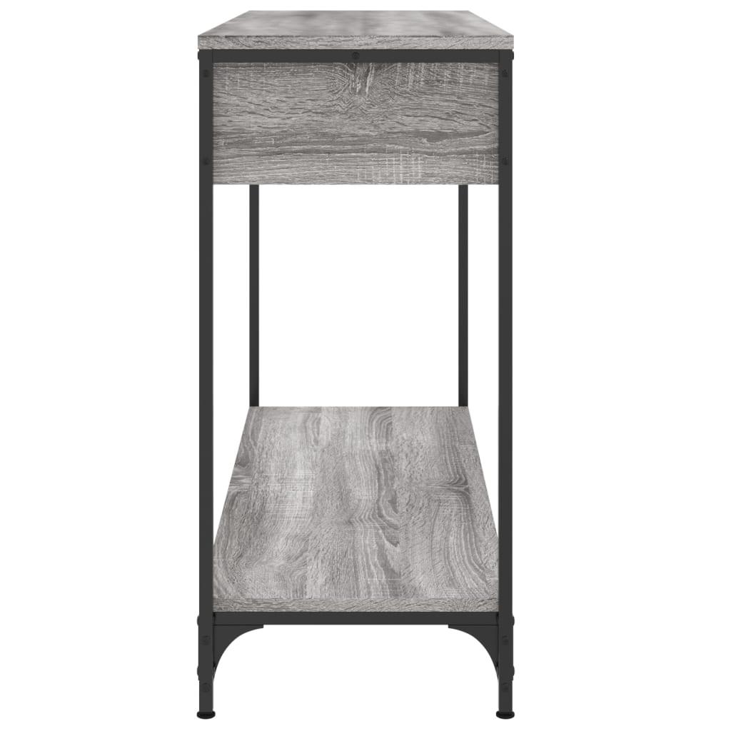 Sonoma Grey Console Table - 100x34.5x75cm Engineered Wood