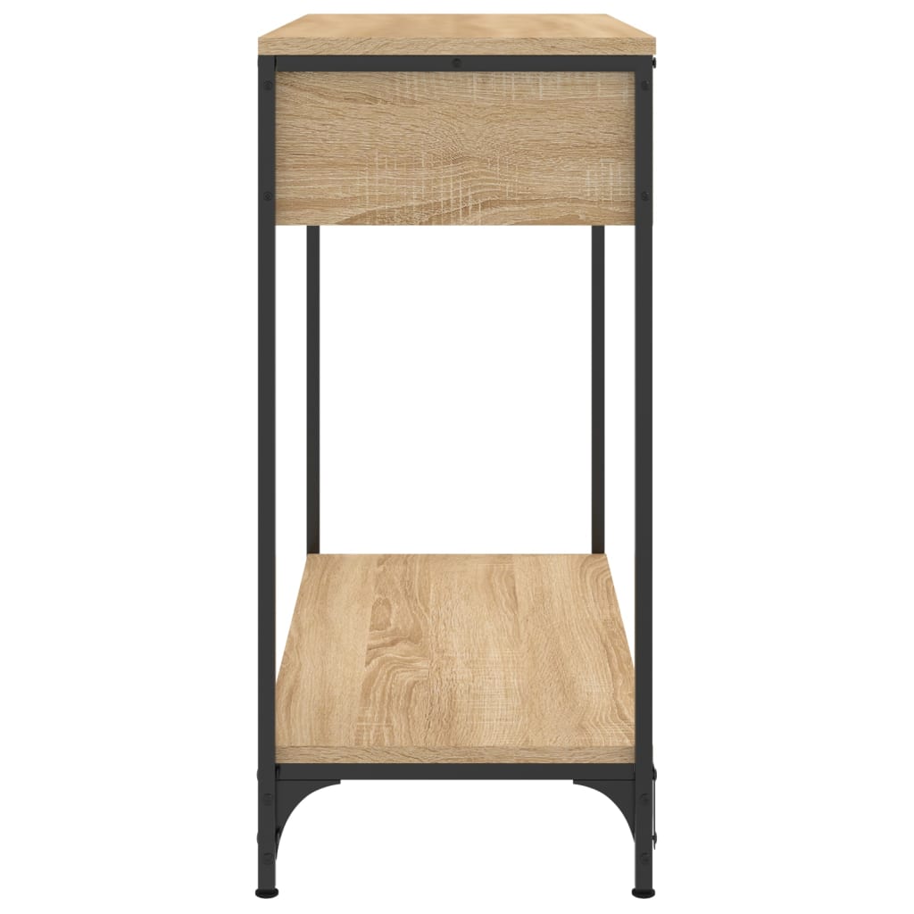 Sonoma Oak Console Table - Engineered Wood, 75x34.5x75cm