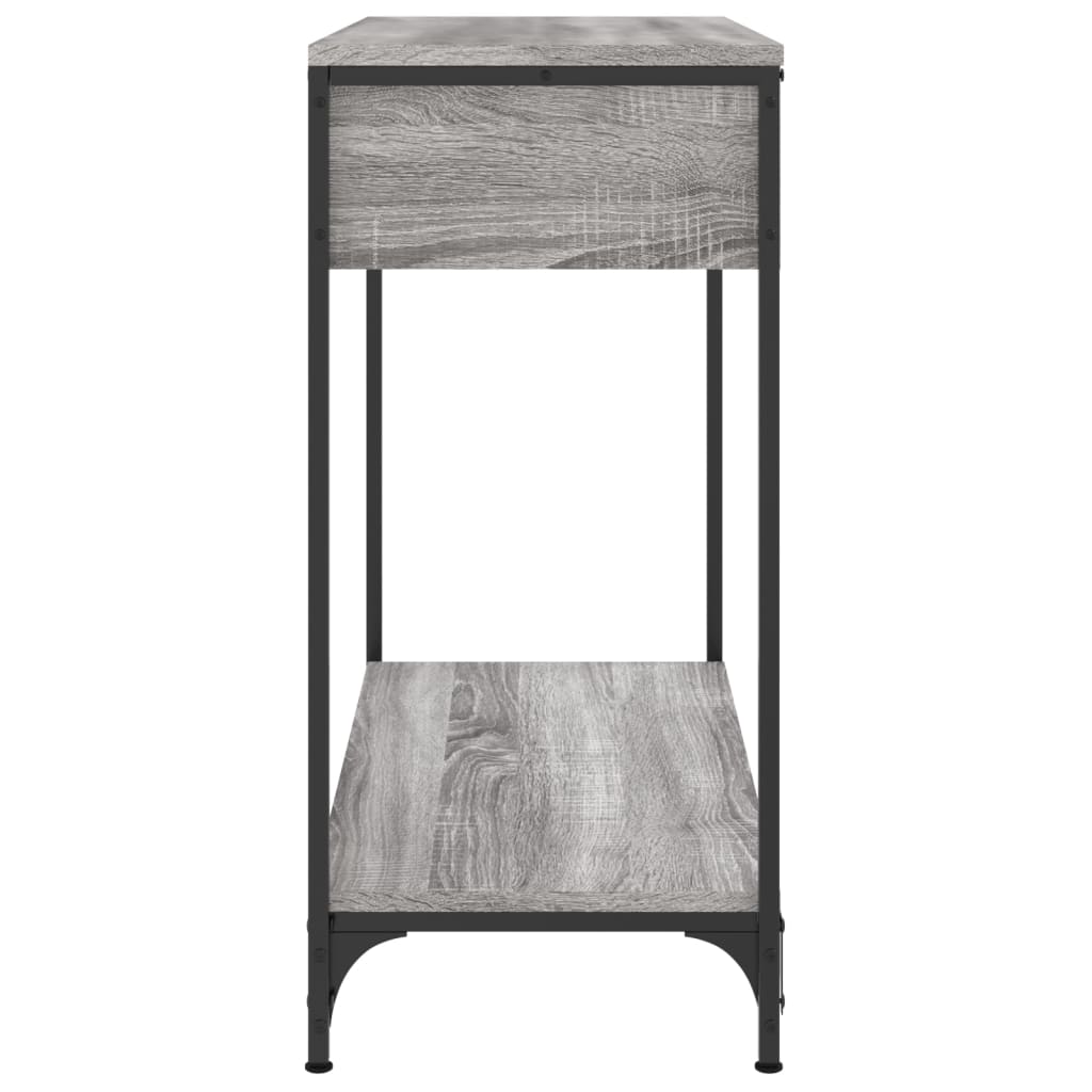 Grey Sonoma Console Table - Engineered Wood 75x34.5x75 cm