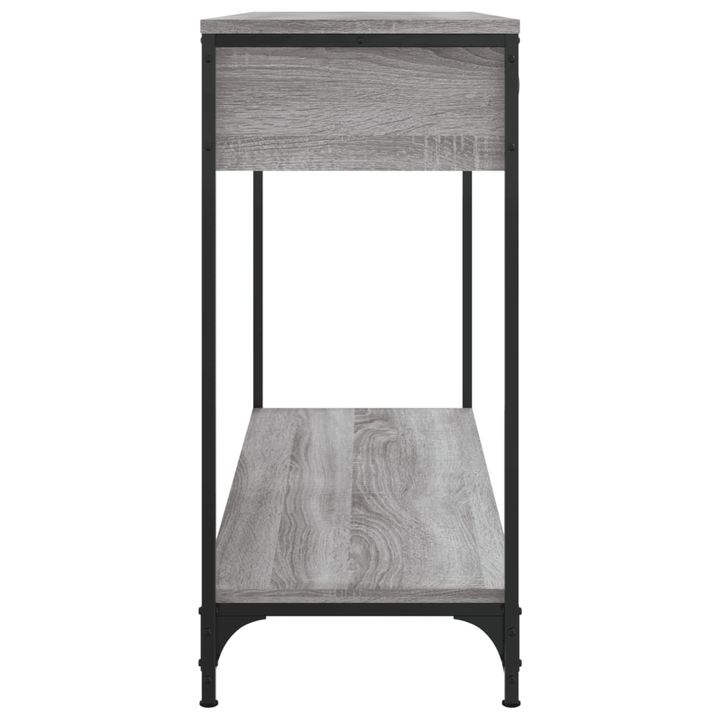 Sonoma Grey Console Table - 100x34.5x75 cm Engineered Wood